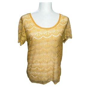 NWOT Fossil Lace Top